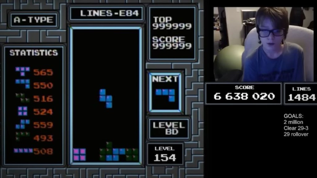 13-year-old Willis Gibson beats Tetris